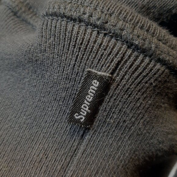 Supreme x Comme des Garcons SHIRT Box Logo Hoodie sweatshirt SS 17 Black Size XL - Picture 10 of 16